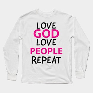 God Love People Awesome Christians Long Sleeve T-Shirt